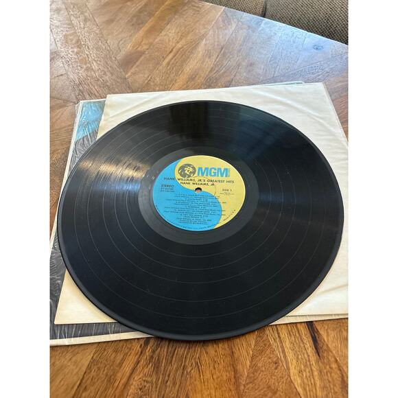 Hank Williams Jr. Greatest Hits 1970 Vinyl Record MGM - Picture 5 of 6